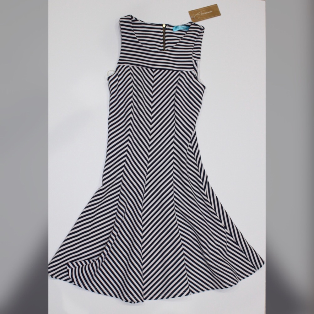 Francesca’s Buttons striped dress